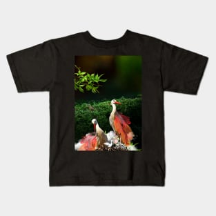 The power animal - white stork Kids T-Shirt